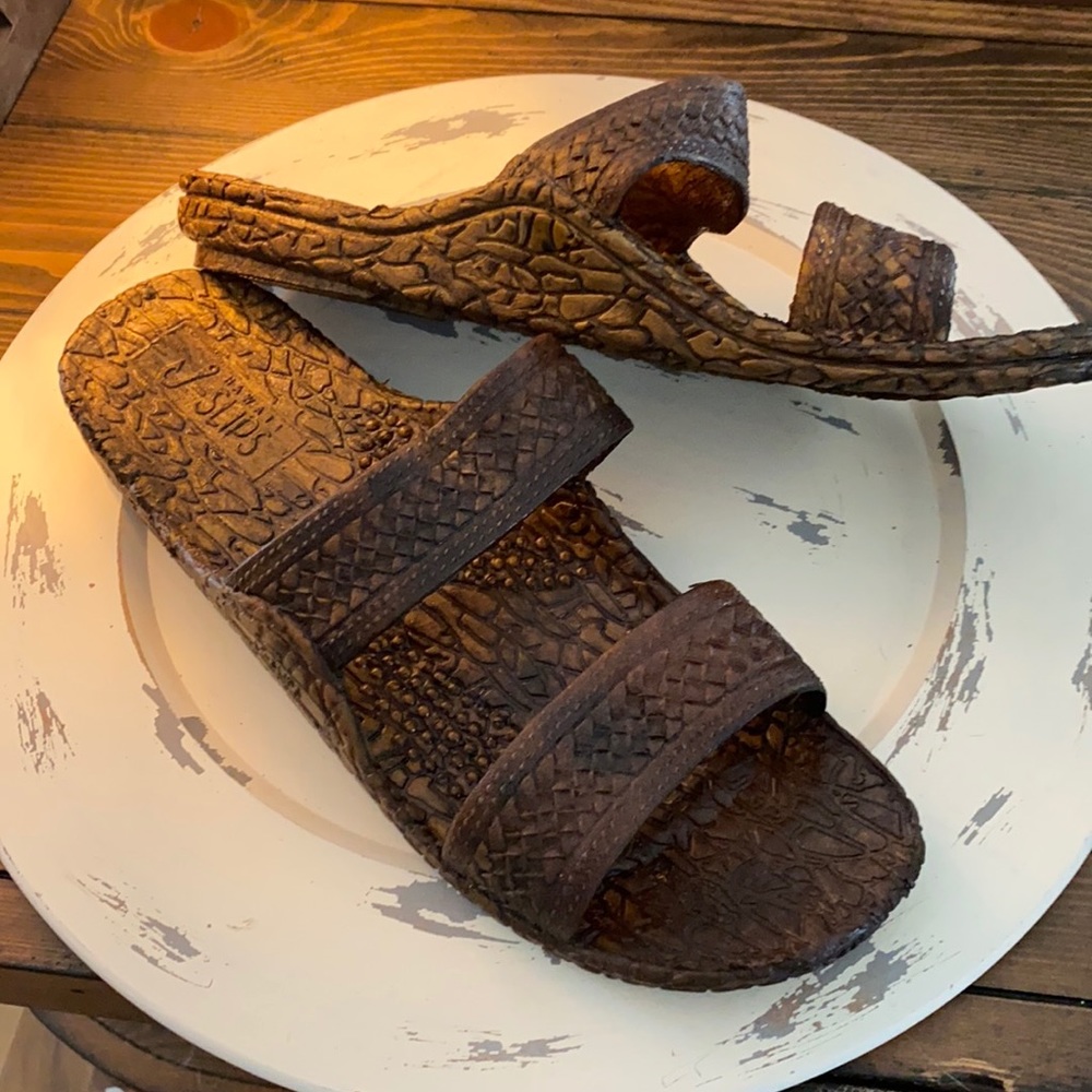 J-Slips Hawaiian Jesus Sandals Unisex XL Kona